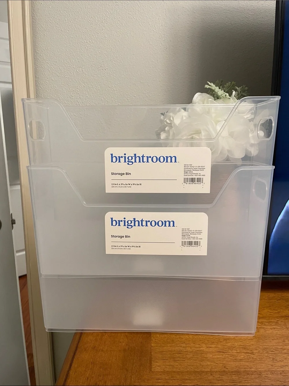 Set of 2 Like New BRIGHTROOM Storage Bin TARGET Endless Possibilities for Use